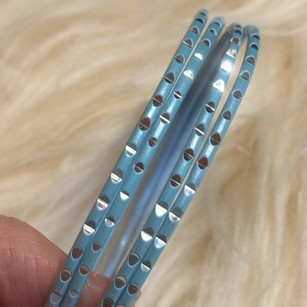 Blue bangles - Picture 4 of 5
